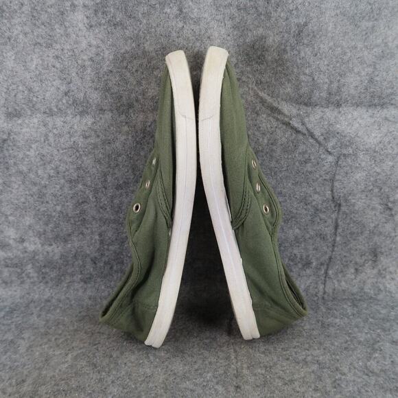 Mossimo Shoes Womens 8 Slip On Sneaker Flats Casual Canvas Green Comfort Active - Picture 8 of 13